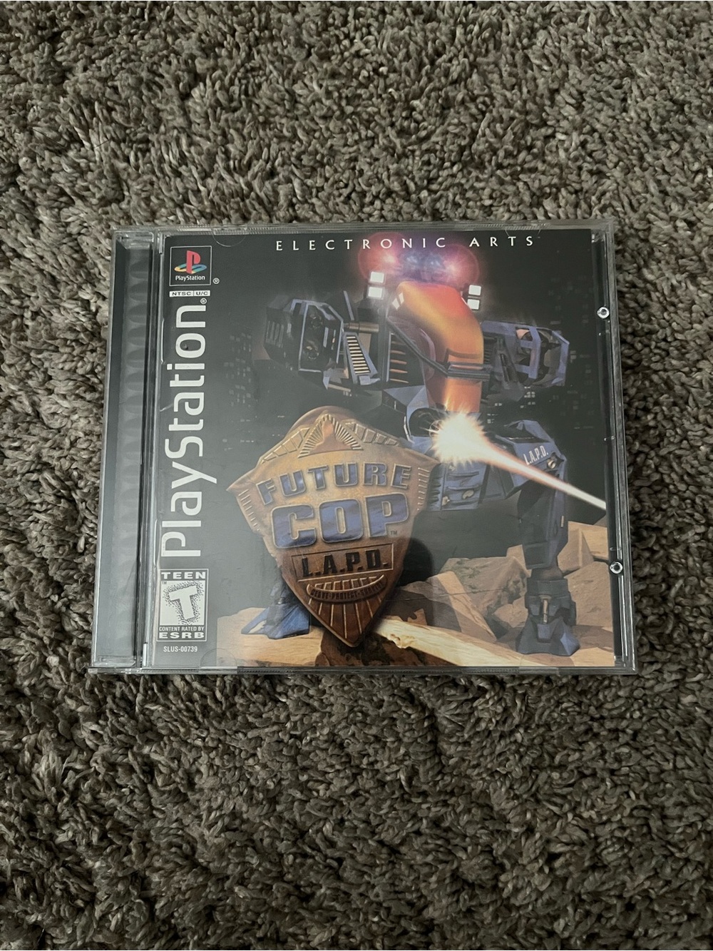 Future Cop: L.A.P.D.  (Sony PlayStation 1 PS1, 1998) Complete Manual Reg Card
